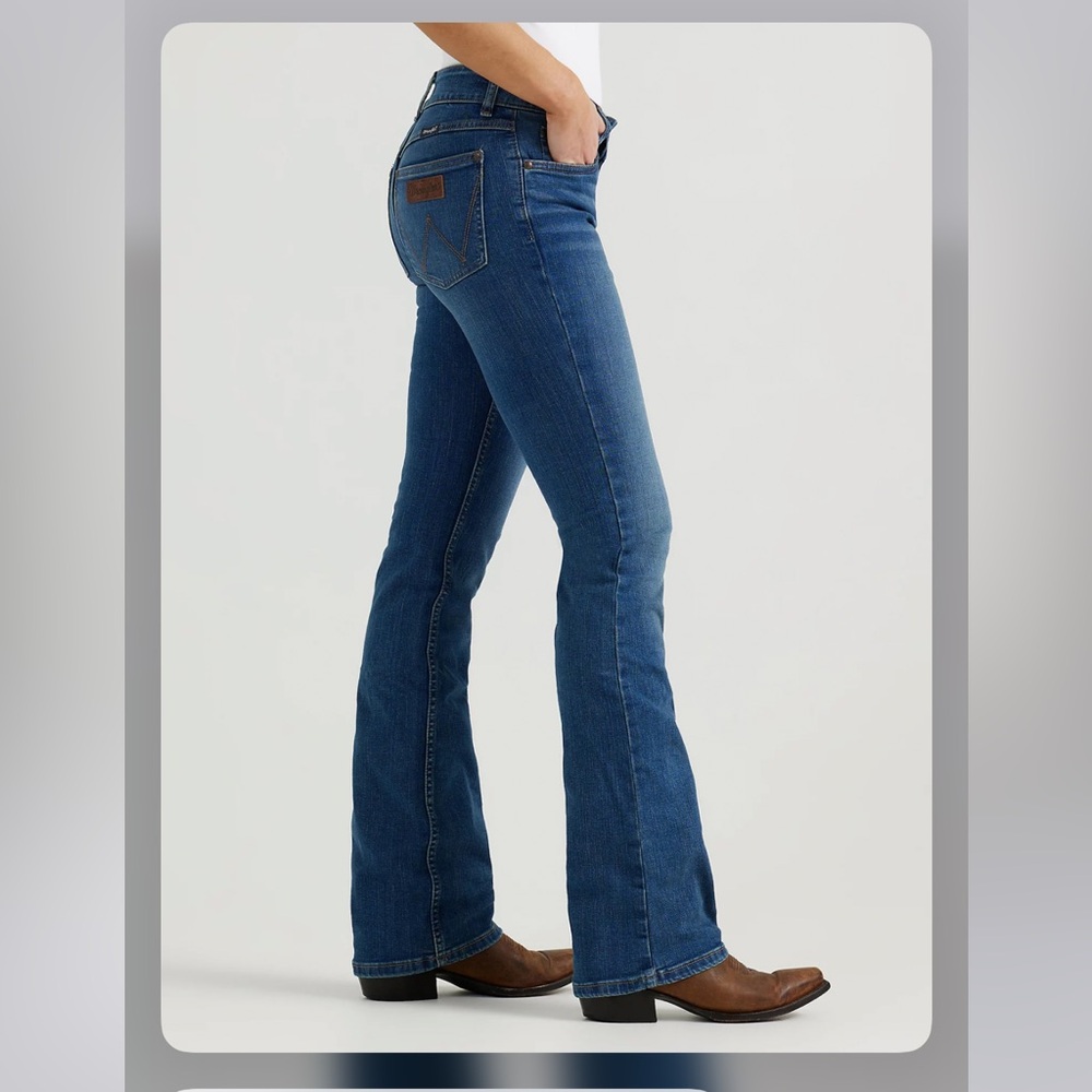 Wrangler Retro Mae Mid Rise Boot Cut Jeans Size 29 Size 7 x 36 NWT Women’s - Picture 6 of 10